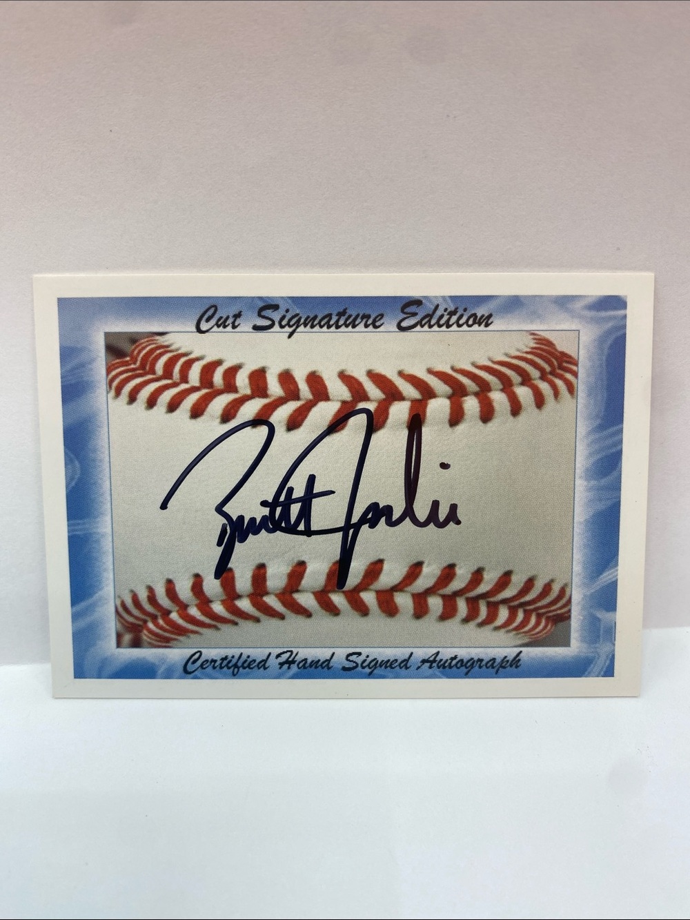 Brett Jodie In Person Autograph (Somerset Patriots) Padres (089)